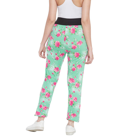Women's Printed Lounge Pants/Pajama_Free_Size(28 to 34)