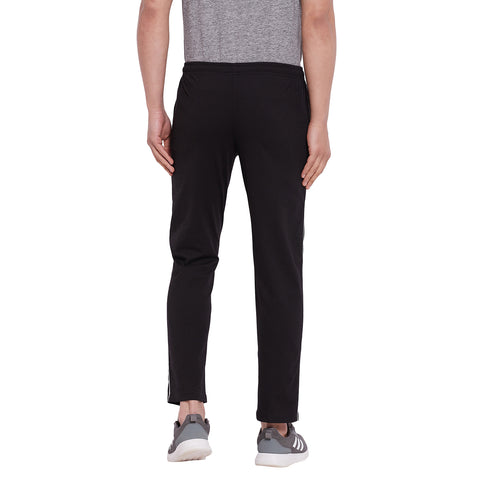 Men Cotton Black Casual Pajamas with Side Pocket |Sports,Gym, Workout Pant - Camey Shop