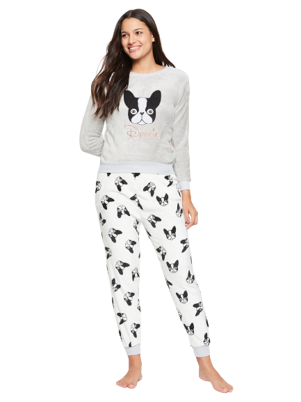 Women Printed Winter Full Sleeve Top and Pajama Pants