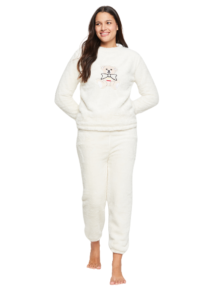 Women Printed Winter Full Sleeve Top and Pajama Pants