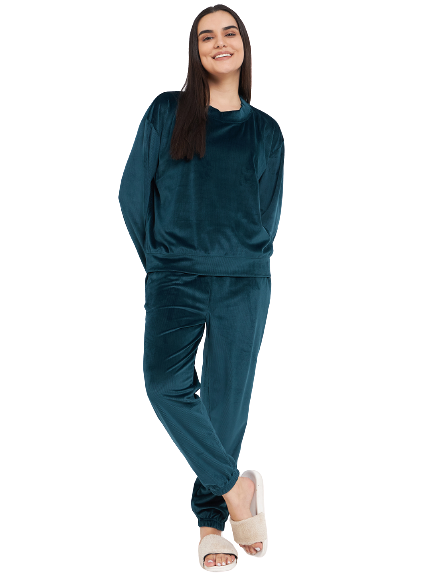 Women's Winter Full Sleeve Top and Jogger With 2 side pockets