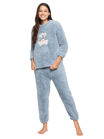 Women Printed Winter Full Sleeve Top and Pajama Pants