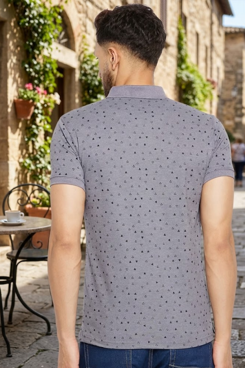 Camey Men's T-Shirts – Soft, Great Everyday Fit | Men's Printed Half Sleeves Cotton Front Button T-Shirt