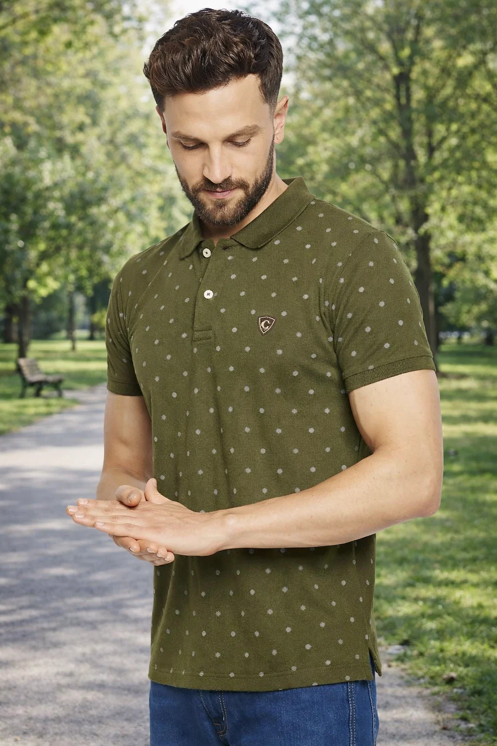 Camey Men's T-Shirts – Top Choice for Daily Wear | Men's Printed Half Sleeves Cotton Front Button T-Shirt