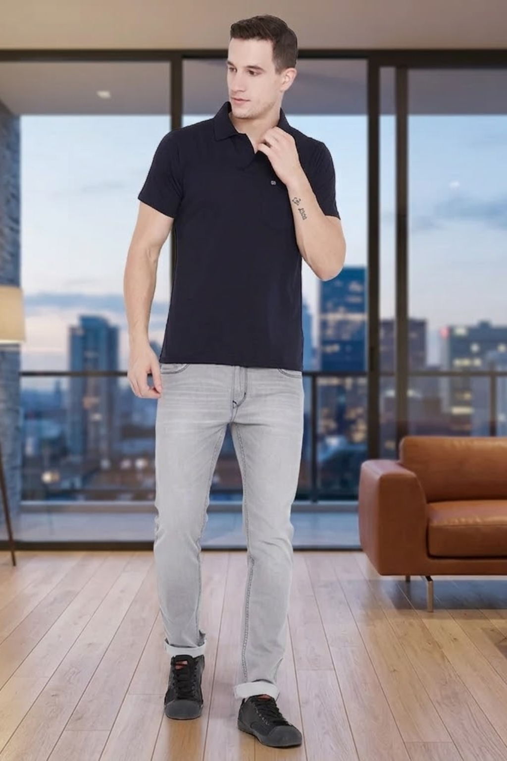 Shop Camey T-Shirts for Men – Everyday Comfort & Style | Mens Half Sleeve Plain Polo Tshirt