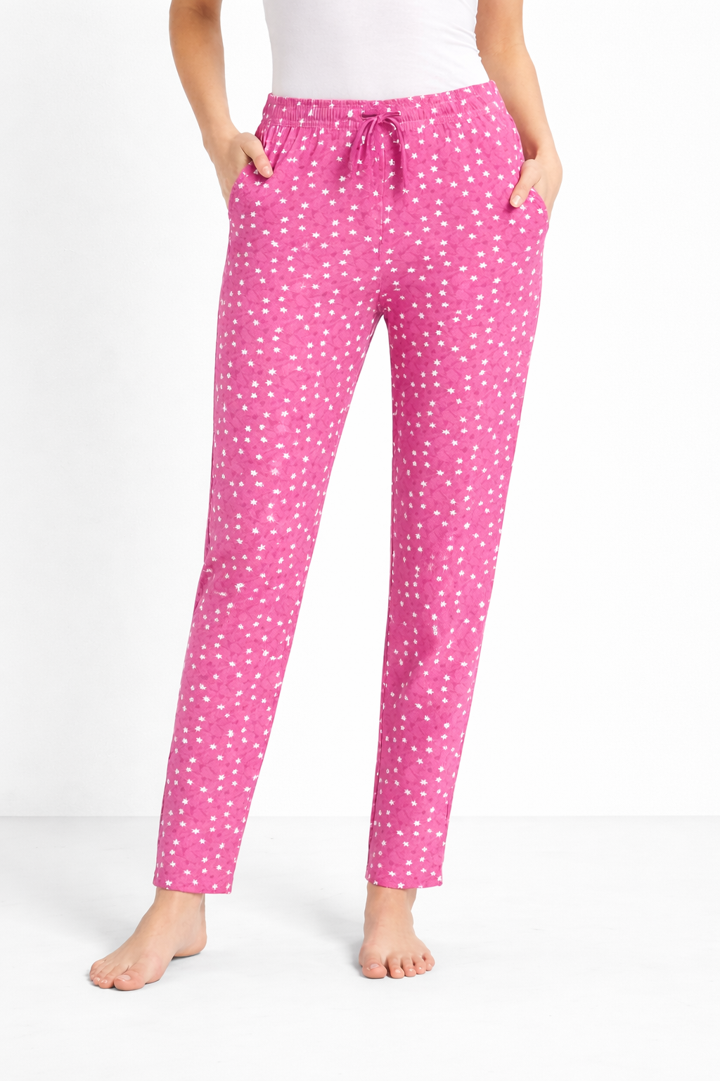 Camey Women's Printed Pyjama Pants, Floral Pattern, Sleepwear