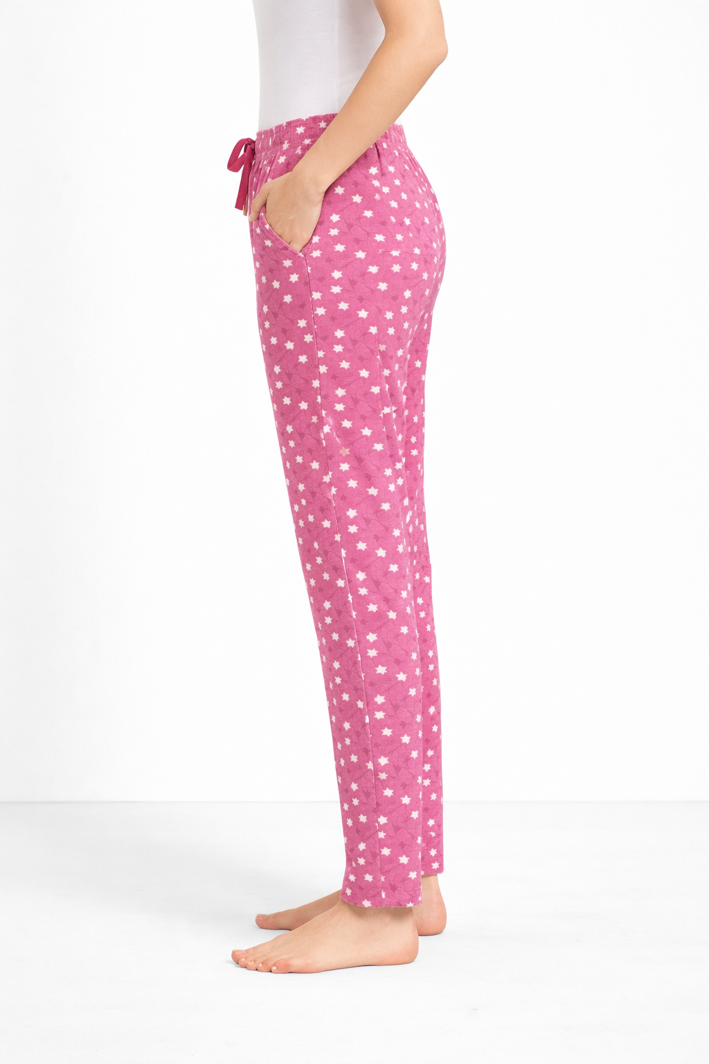 Camey Women's Printed Pyjama Pants, Floral Pattern, Sleepwear
