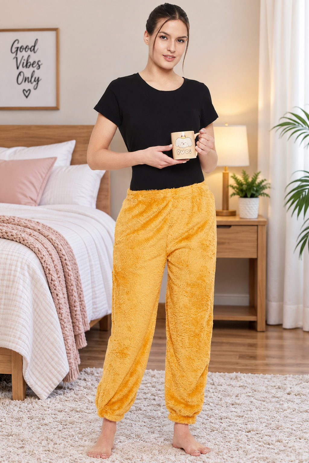 Women's Winter Soft & Warm Sherpa Lower | Pyjama with 2 side pockets