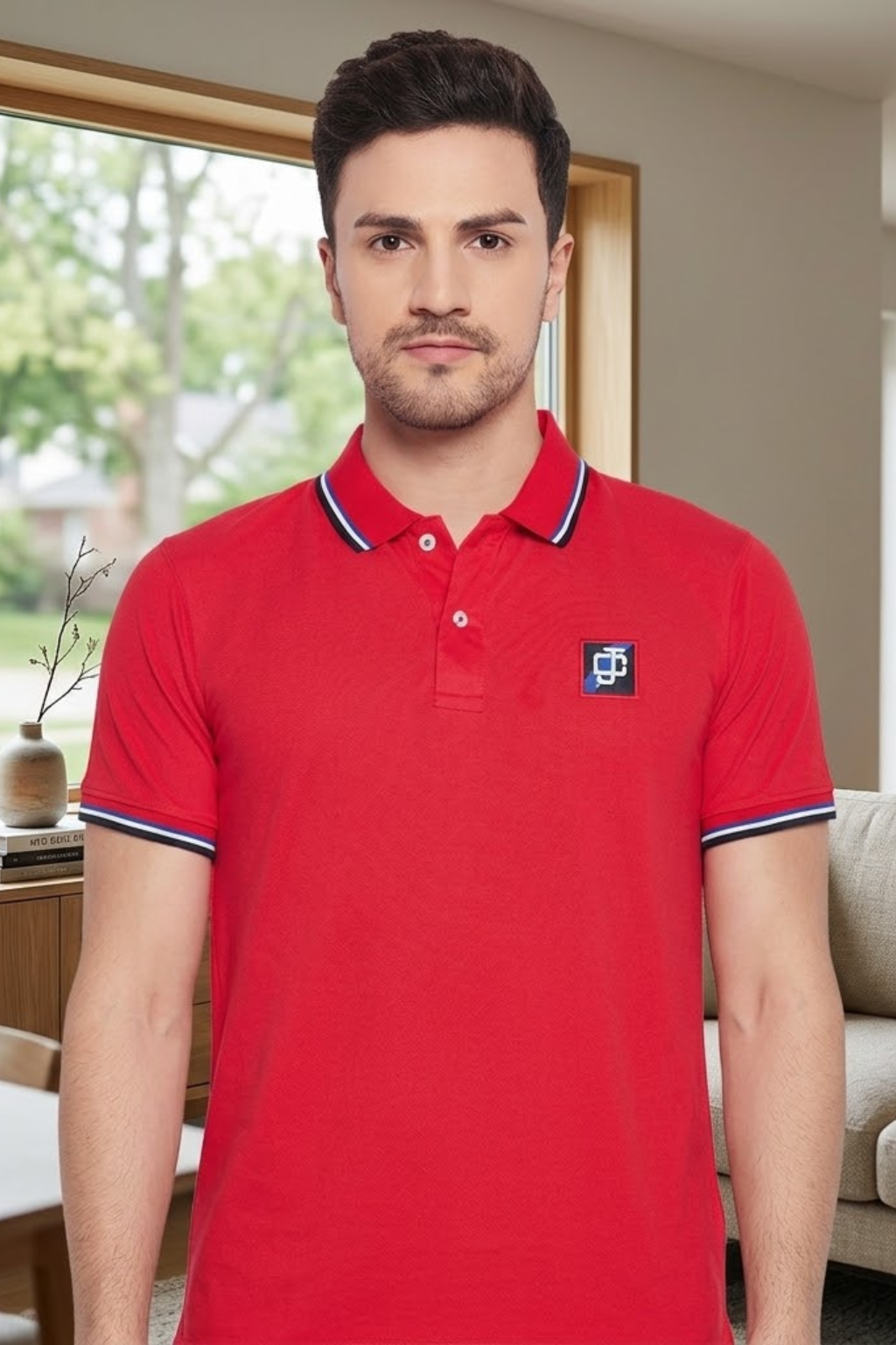 Camey Round Neck T-Shirts – Best Casual Wear for Men | Men's Solid Polo T-Shirt