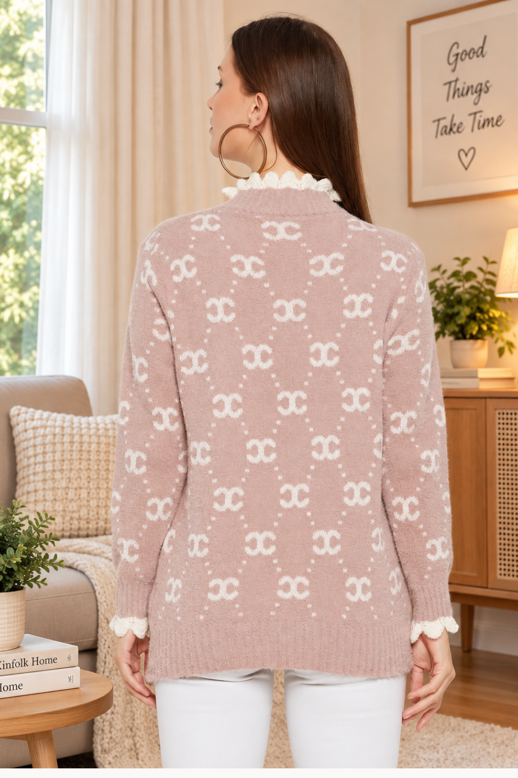 Women Woolen winter full sleeve high Neck top|Sweater