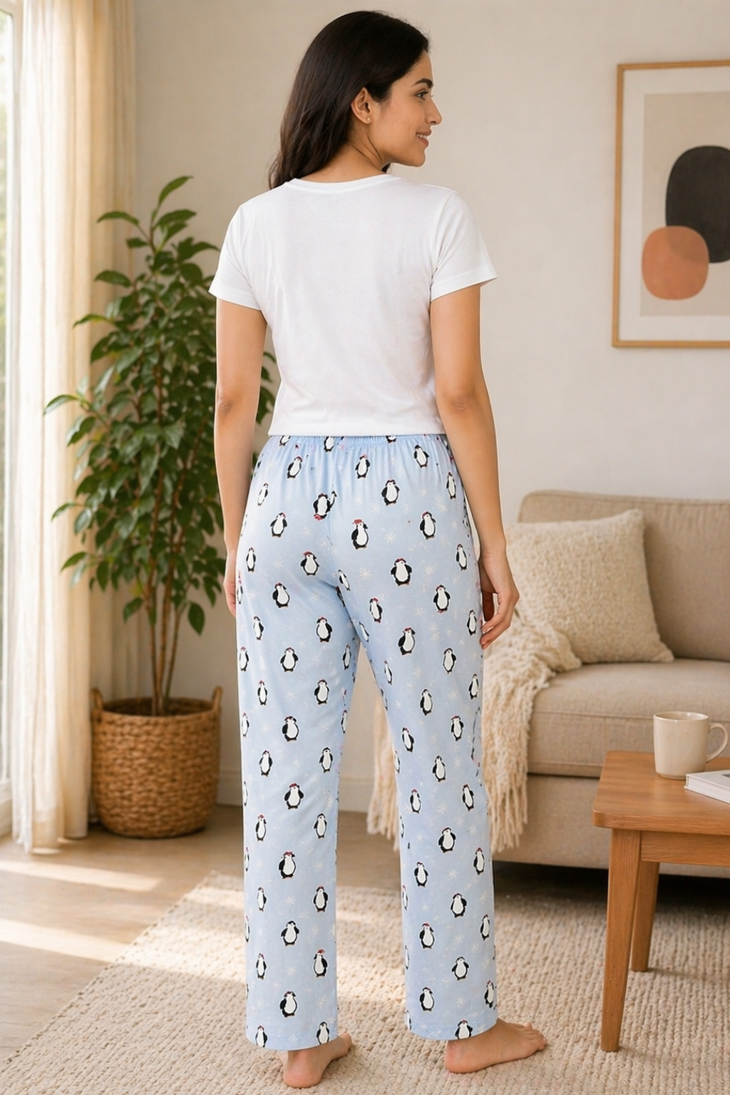 Camey Women's Printed Pyjama Pants, Lounge wear, Sleepwear