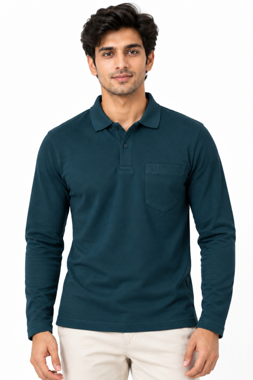 Men's Matty Polo T-Shirt For Men with Pocket | Full Sleeve T-Shirt For Men