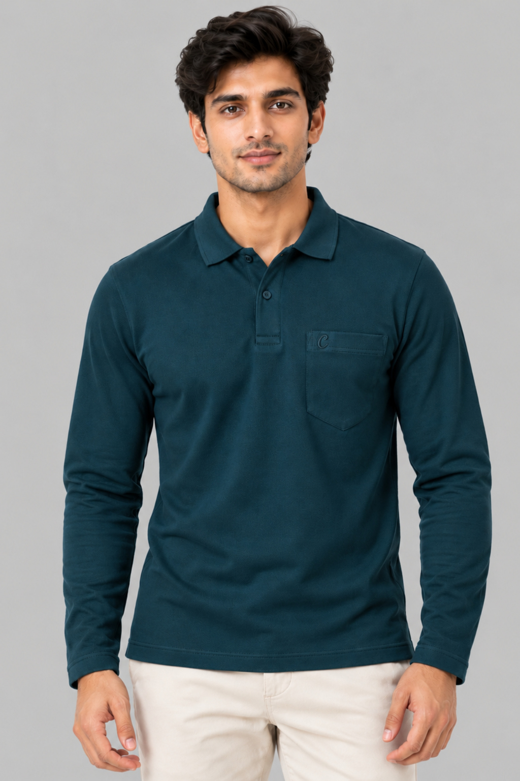 Men's Matty Polo T-Shirt For Men with Pocket | Full Sleeve T-Shirt For Men