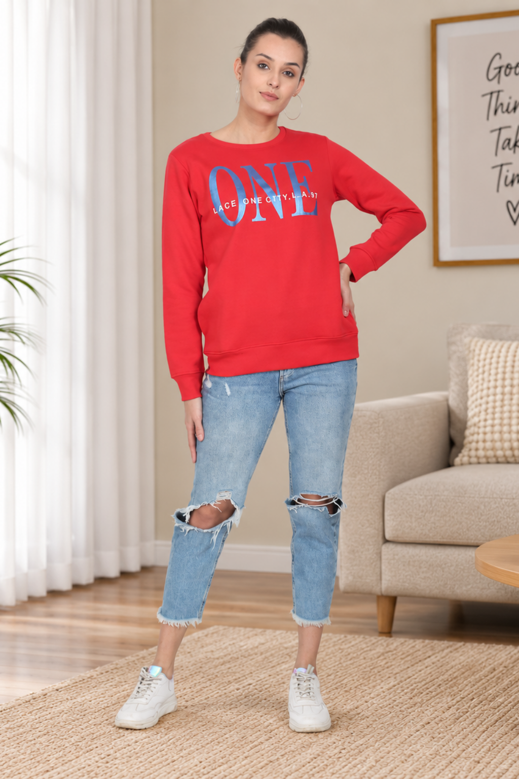 Sweatshirt Round Neck for Women