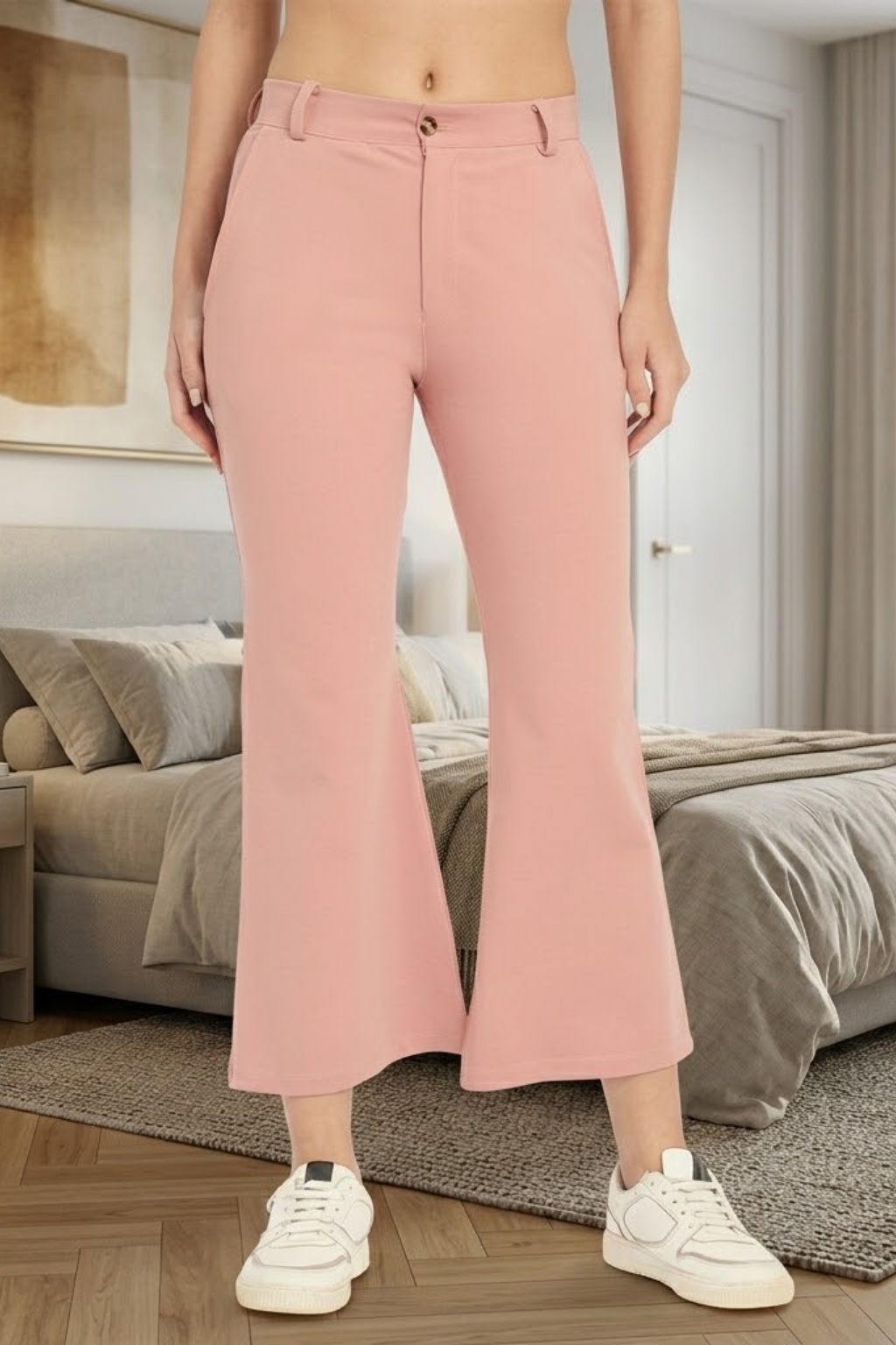 Women’s Flared Pants, Pink