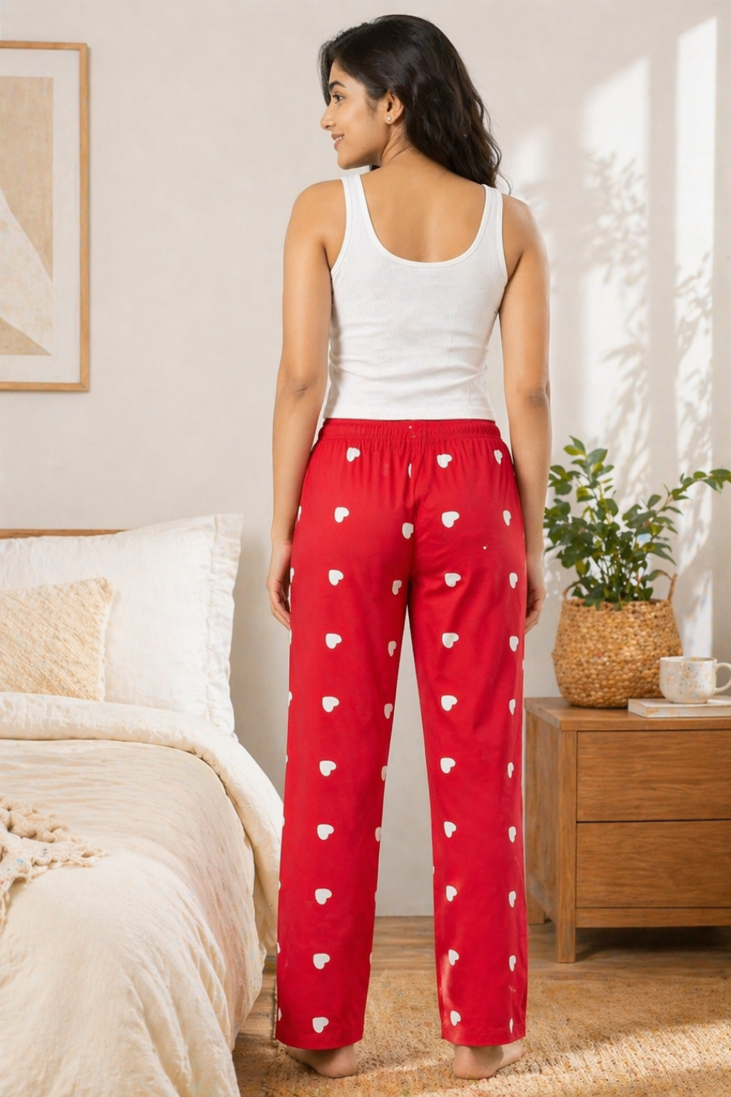 Camey Women's Printed Pyjama Pants, Lounge wear, Sleepwear