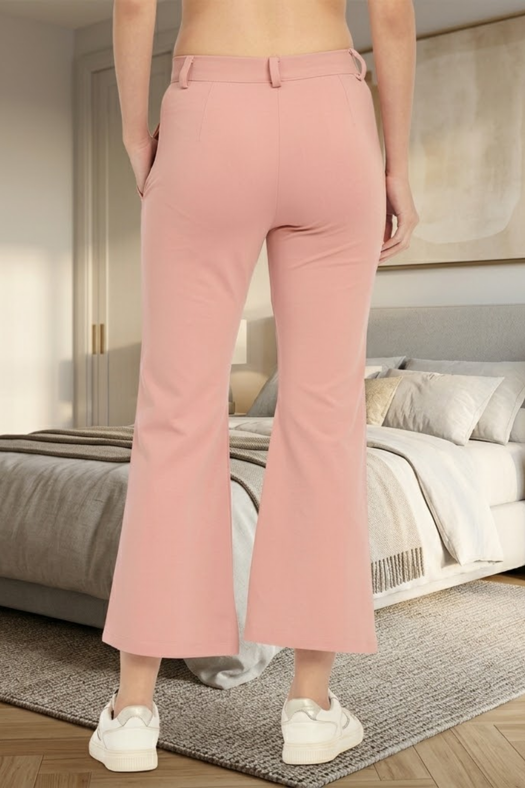 Women’s Flared Pants, Pink