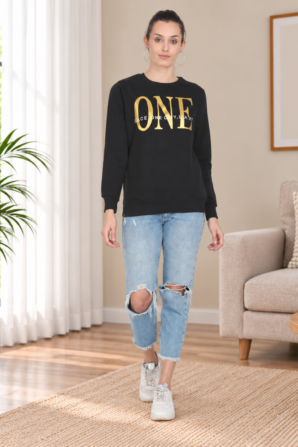 Sweatshirt Round Neck for Women