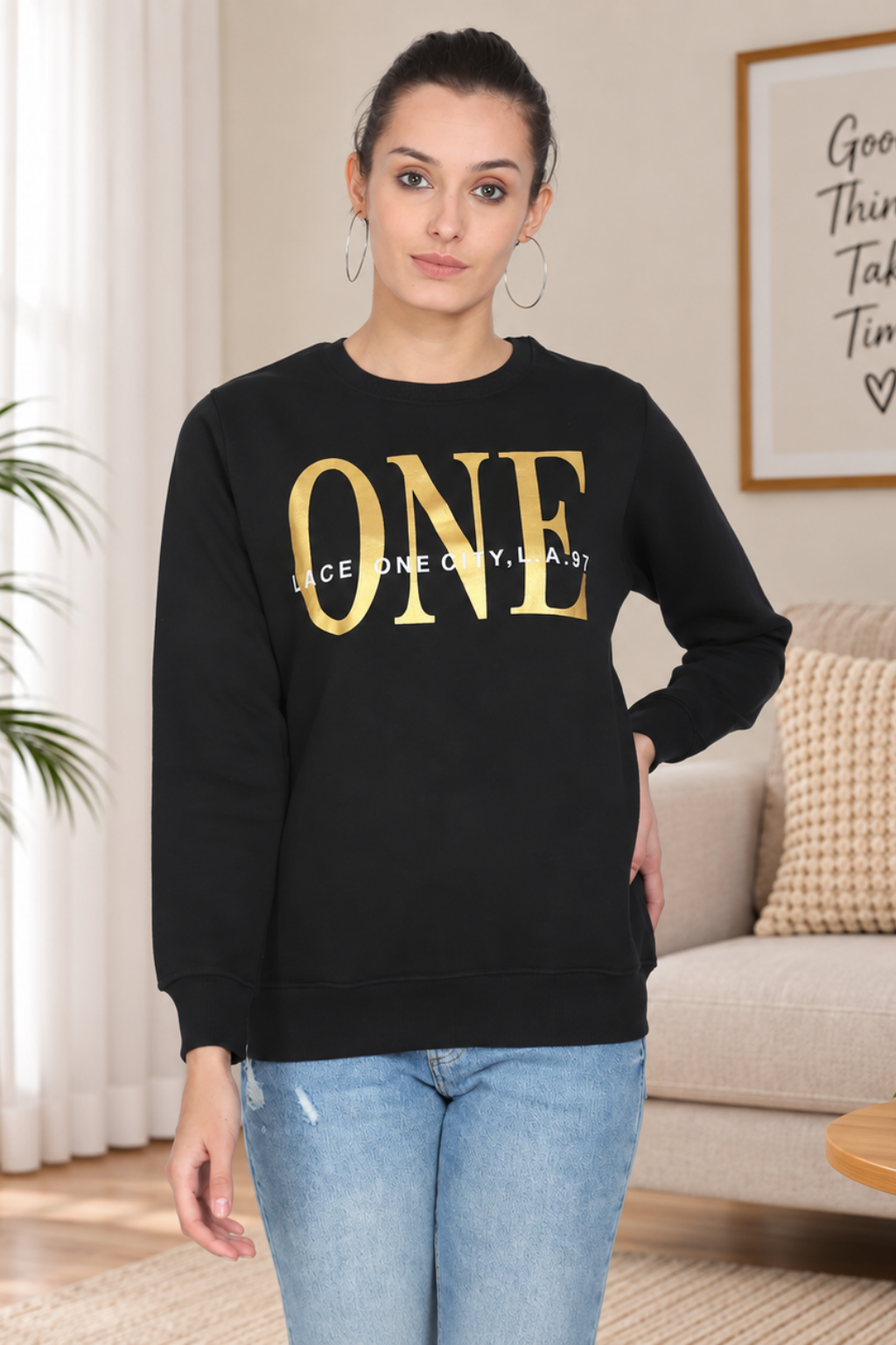 Sweatshirt Round Neck for Women
