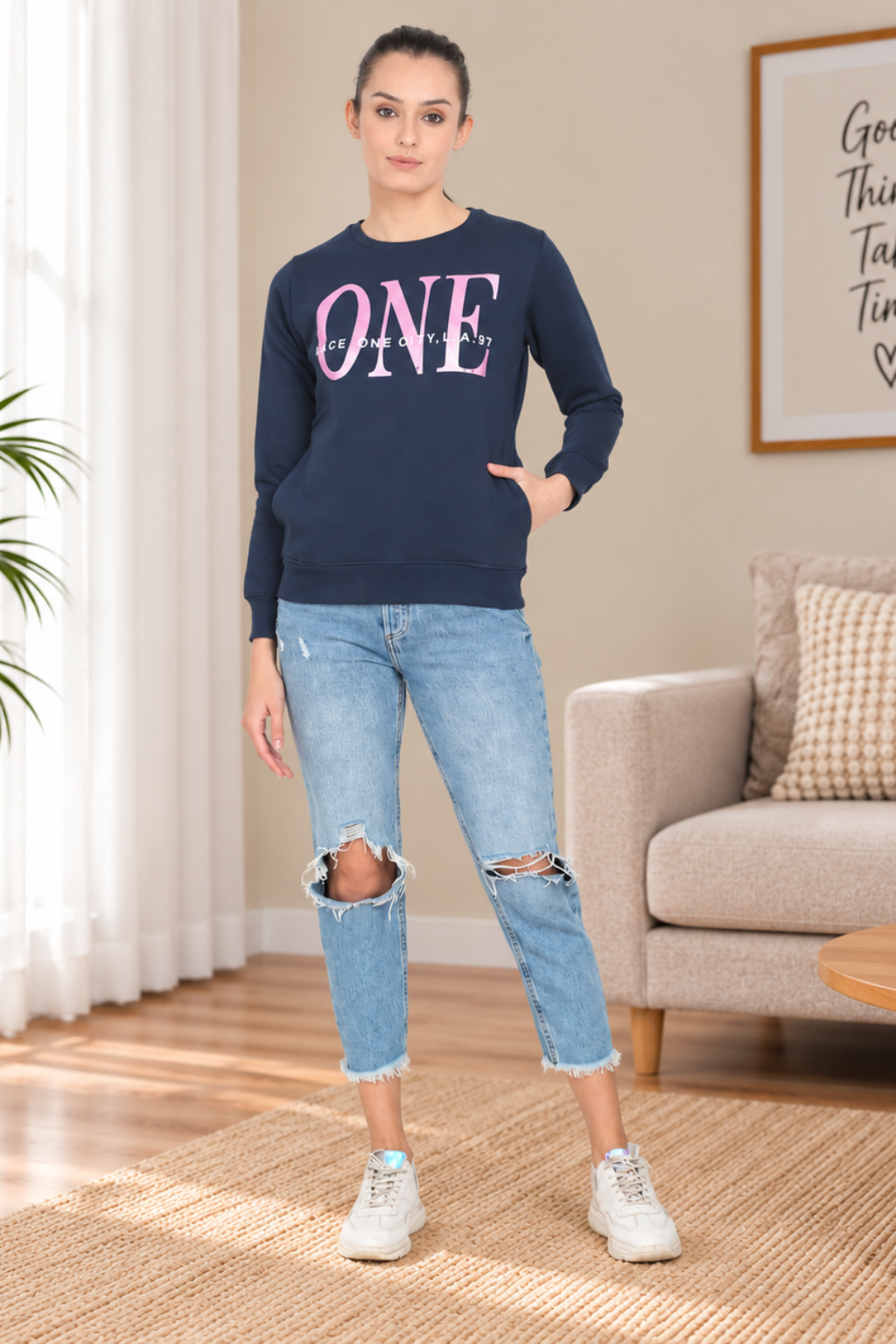 Sweatshirt Round Neck for Women