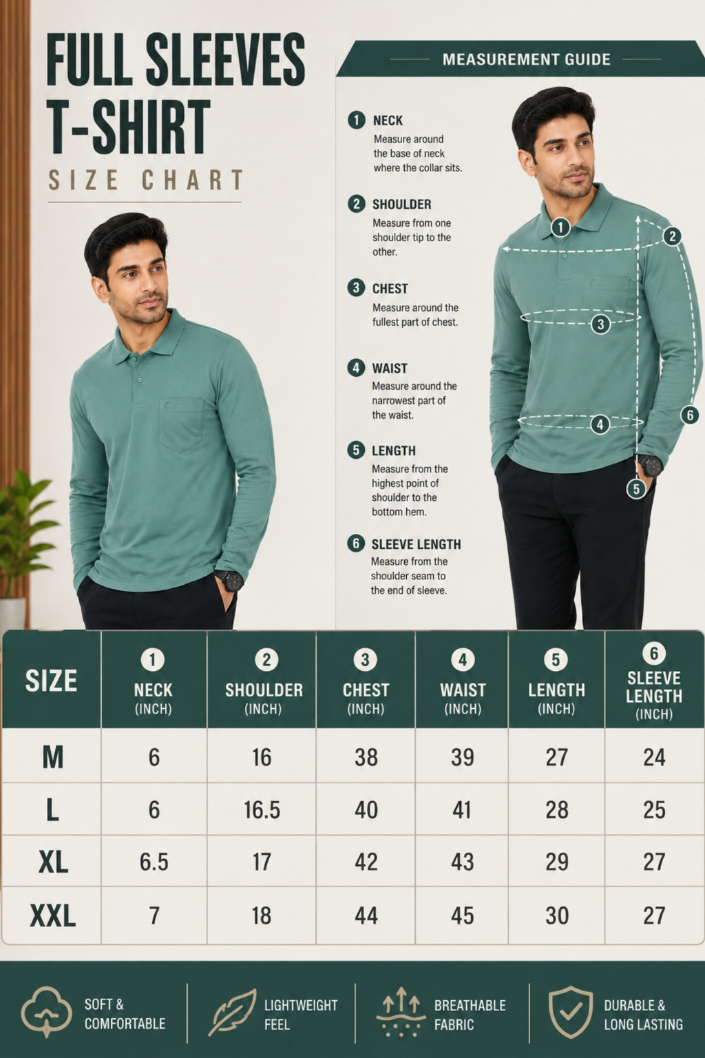 Men's Matty Polo T-Shirt For Men with Pocket | Regular Fit | Full Sleeve Casual T-Shirt For Men