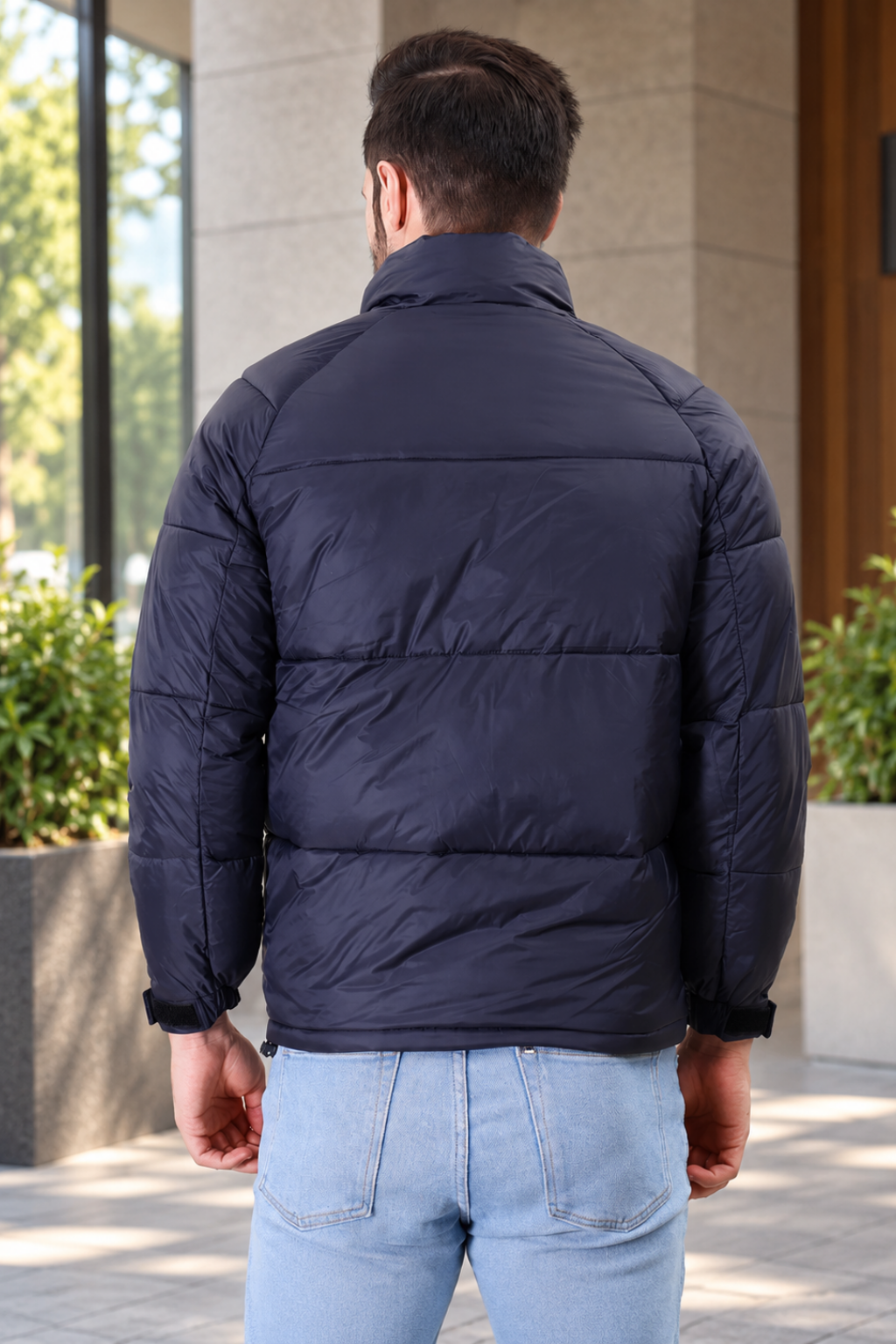 Men's Stand Collar Puffer Jackets