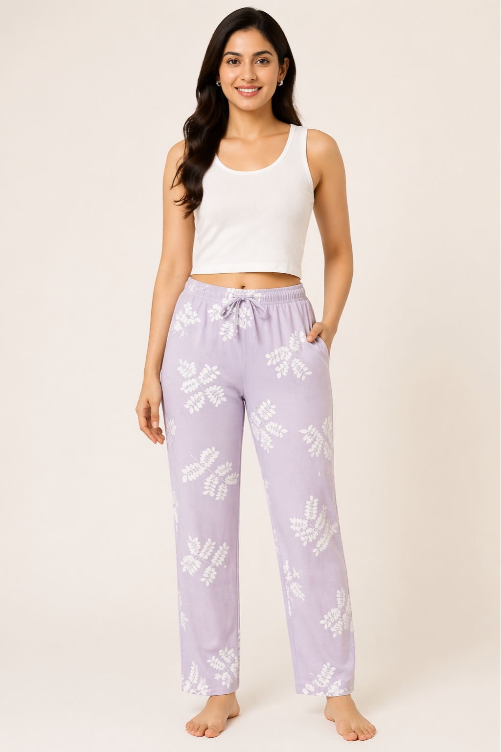 Camey Women's Printed Pyjama Pants, Lounge wear, Sleepwear