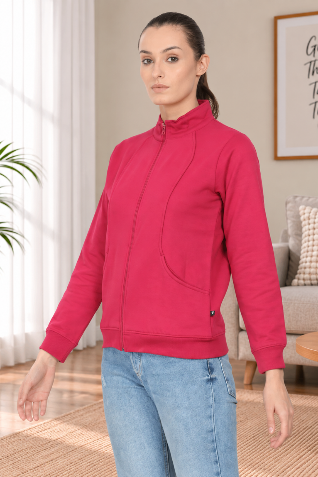 Sweatshirt Zipper for Women
