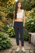 Women Narrow Pant, Navy Blue