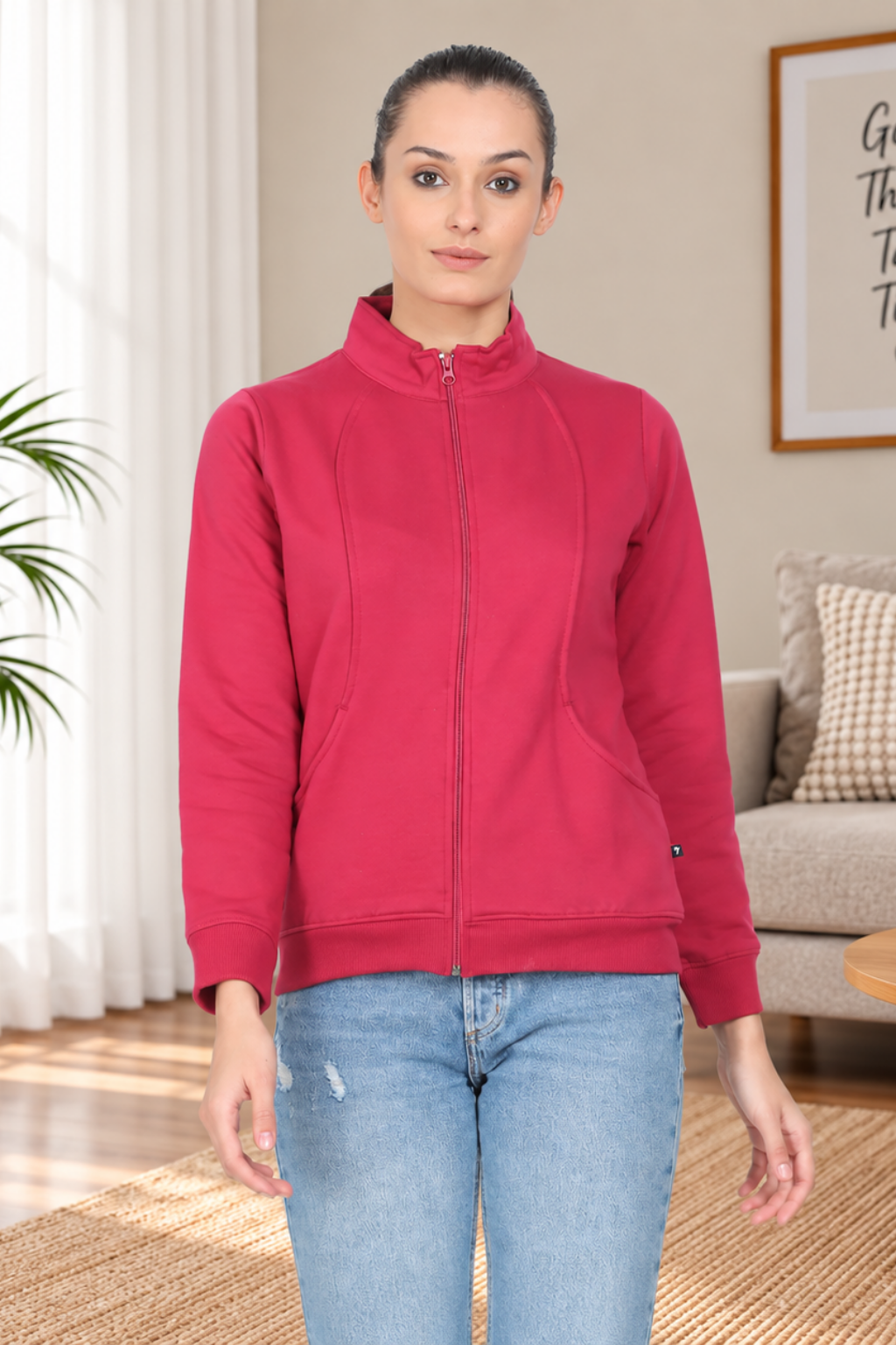 Sweatshirt Zipper for Women