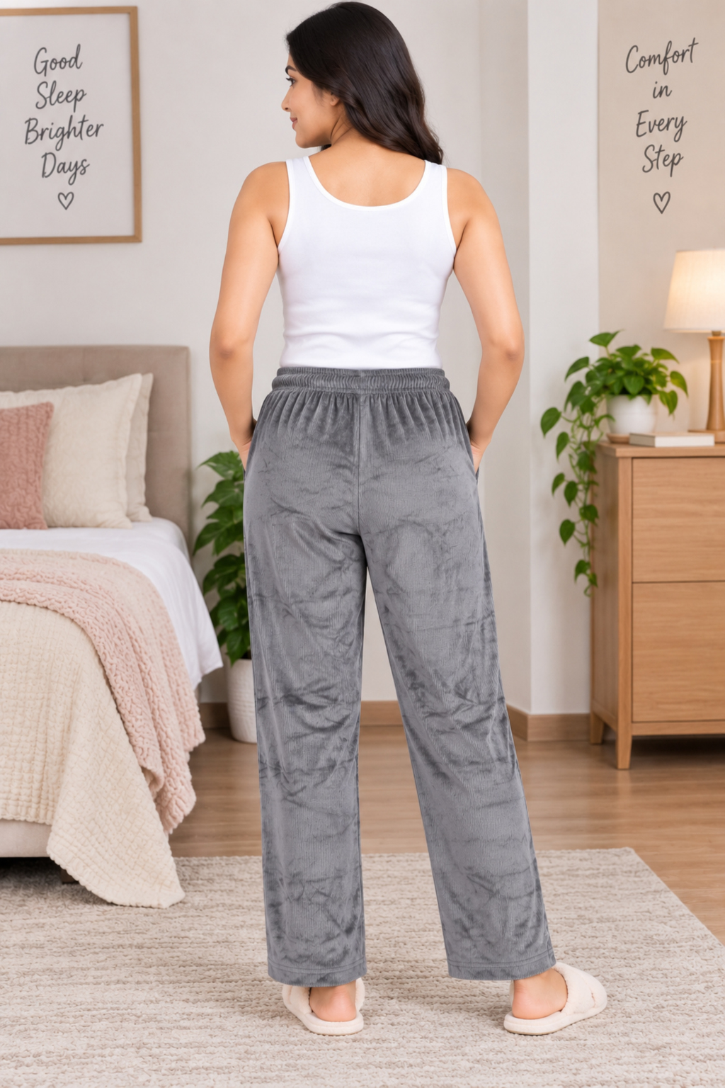 Women’s Jacquard Super Soft Lining Embroidered Pajama