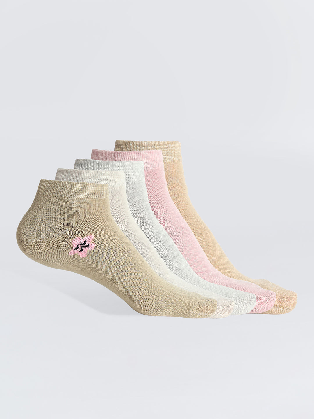 Women's Snicker Socks, Pack of 5, Multicolours