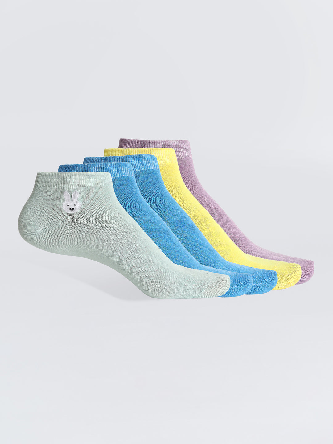 Camey Cotton Socks for Ladies – Lightweight & Durable | Women's Snicker Socks, Pack of 5, Multicolours