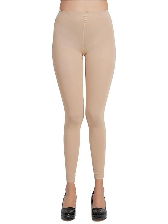 Women Warm Thick Fur Lined Fleece Winter Thermal Soft Legging Tights Stocking - Slim Fit