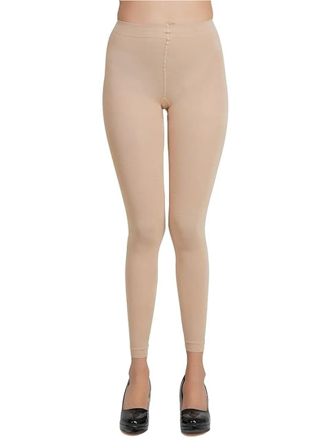 Women Warm Thick Fur Lined Fleece Winter Thermal Soft Legging Tights Stocking - Slim Fit
