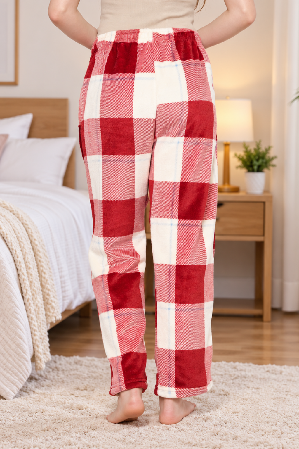 Women's Winter Soft & Warm Checked Lower | Pyjama