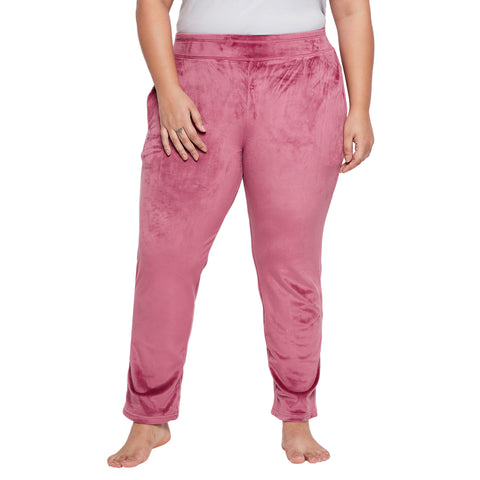 Women's Winter Soft & Warm Velvet Lower/Track Pant/Pyjama with 2 side pockets