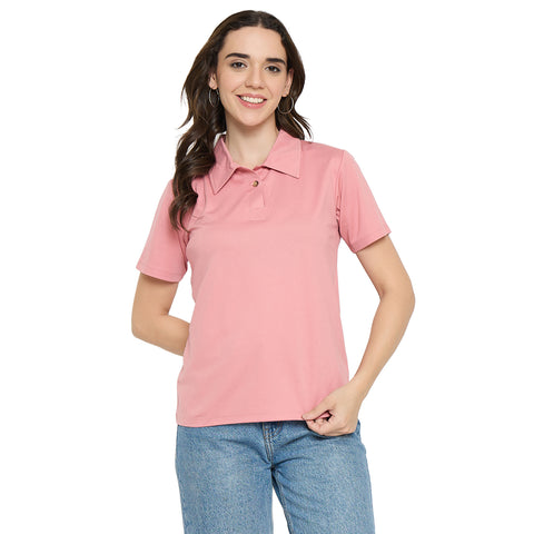 Trendy Camey T-Shirts – Perfect Women’s Summer Collection | Women Classic Short Sleeve Polo T-Shirt, Collared Neck