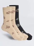 Thumb Socks, 3 Pairs, Comfortable Cotton Blend