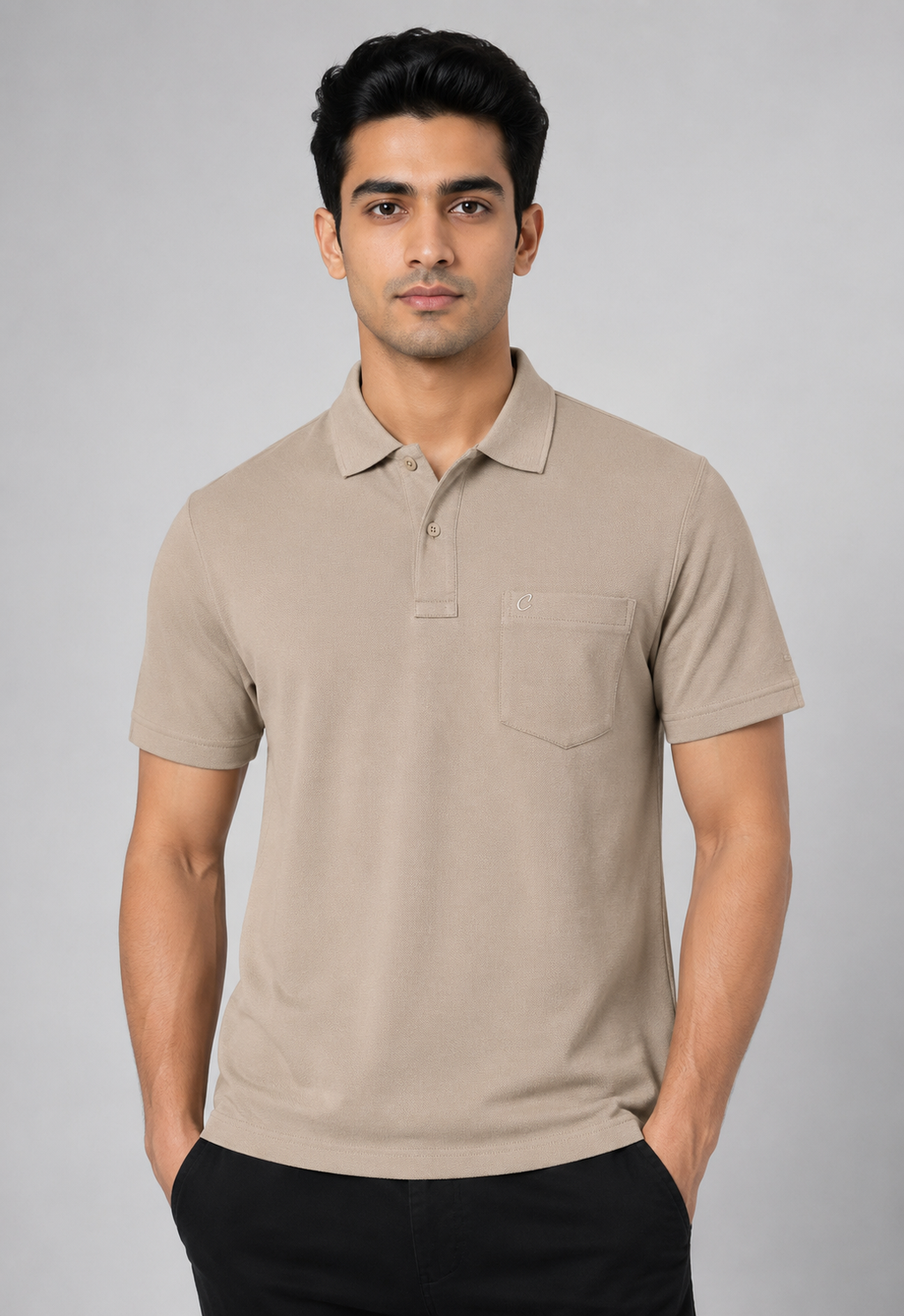Men's Polo T-Shirt | Regular Fit Matty Fabric | Half Sleeve Collar Neck Casual Polo Tee with Chest Pocket | T-Shirt for Men