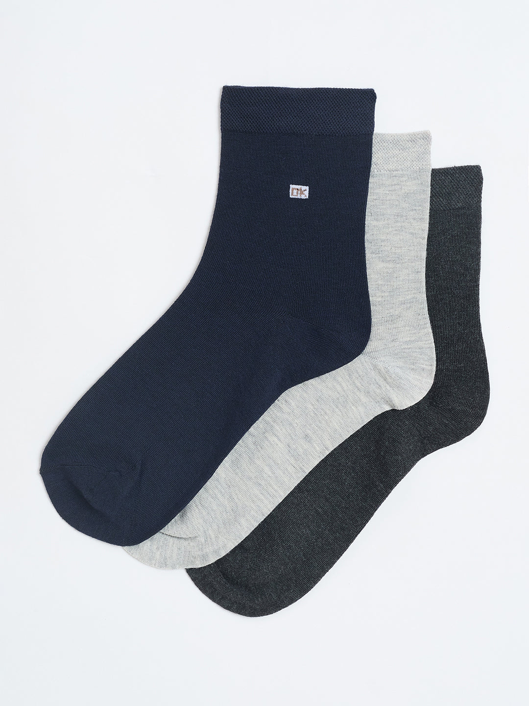 Men's Ankle Socks, Pack of 3, Assorted Colors