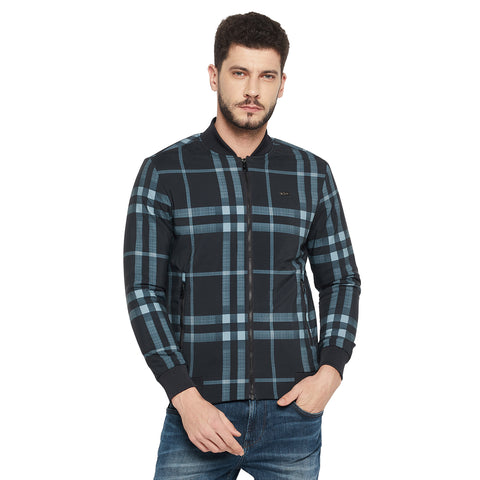 Men's Regular Fit Bomber Jacket For Winter Wear Rich text editor