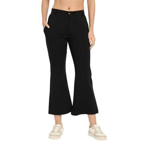 Women’s Flared Pants, Black