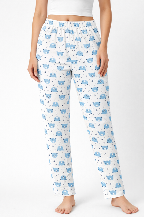 Camey Women's Printed Pyjama Pants, Floral Pattern, Sleepwear