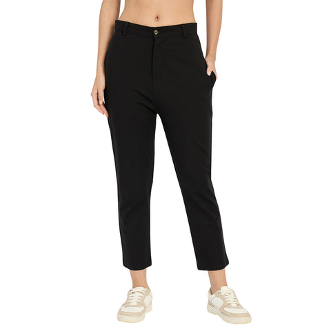 Women’s Slim Fit Pants, Black