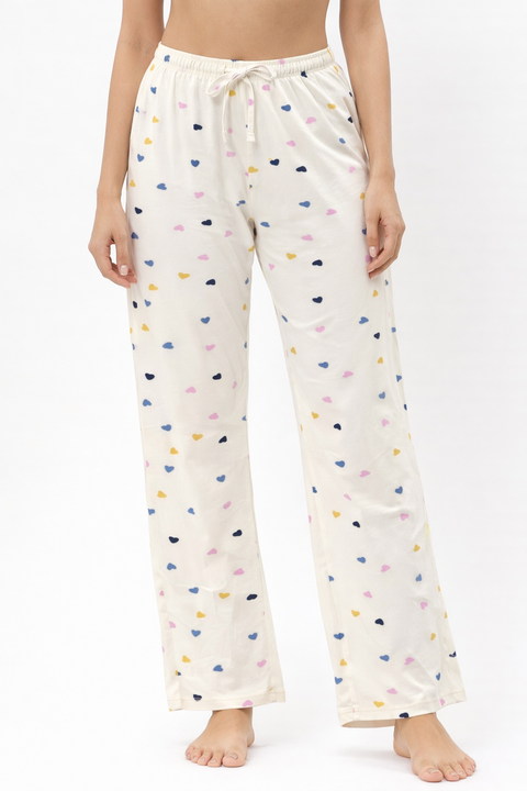 Camey Women's Printed Pyjama Pants, Floral Pattern, Sleepwear