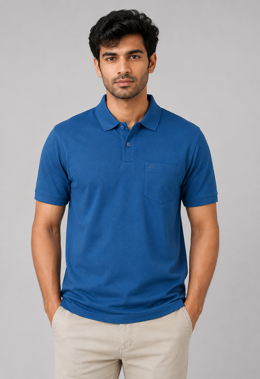 Men's Polo T-Shirt | Regular Fit Matty Fabric | Half Sleeve Collar Neck Casual Polo Tee with Chest Pocket | T-Shirt for Men  &nbsp;