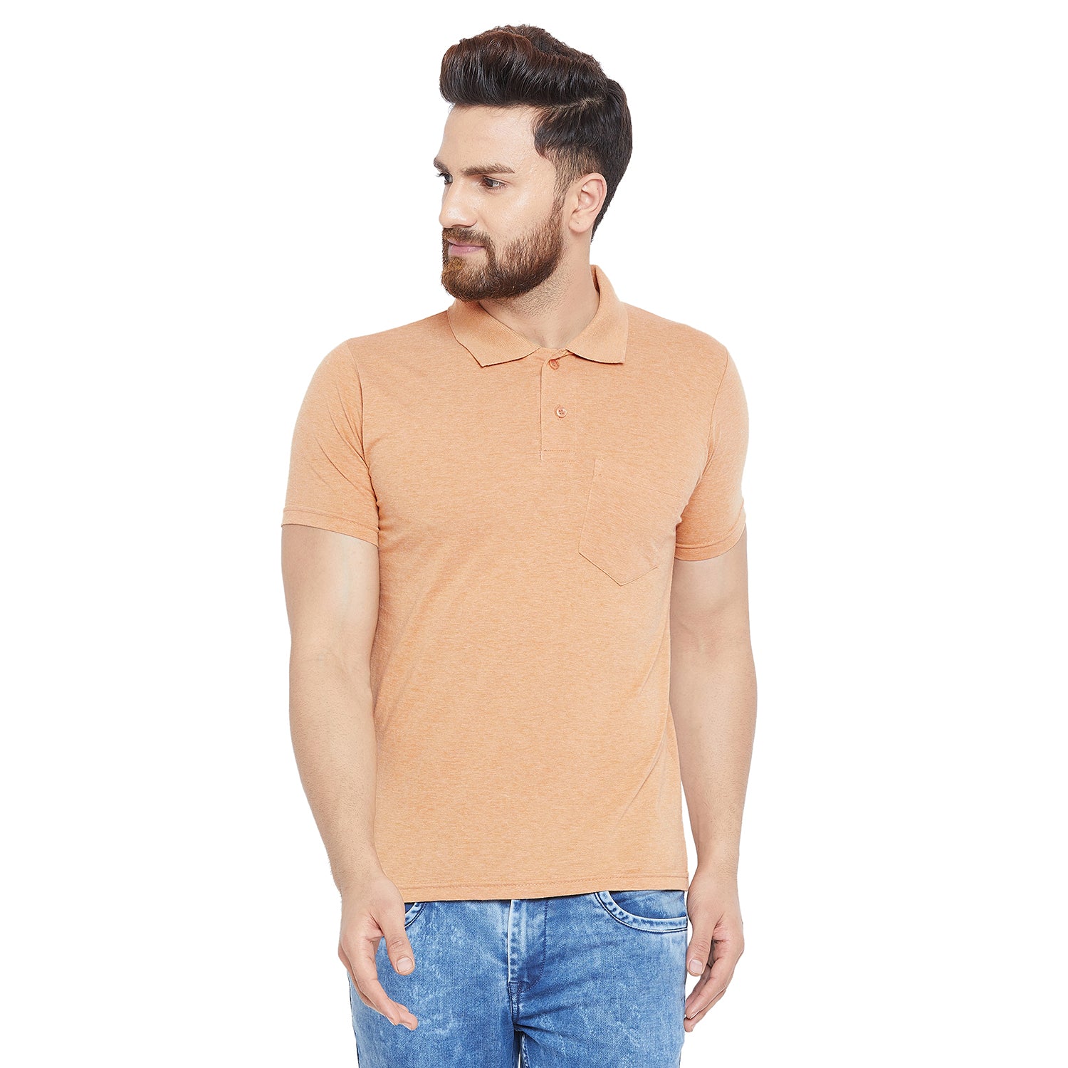 Mens Half Sleeve Plain Polo Tshirt