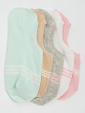 Women's No-Show Socks, Pack of 5