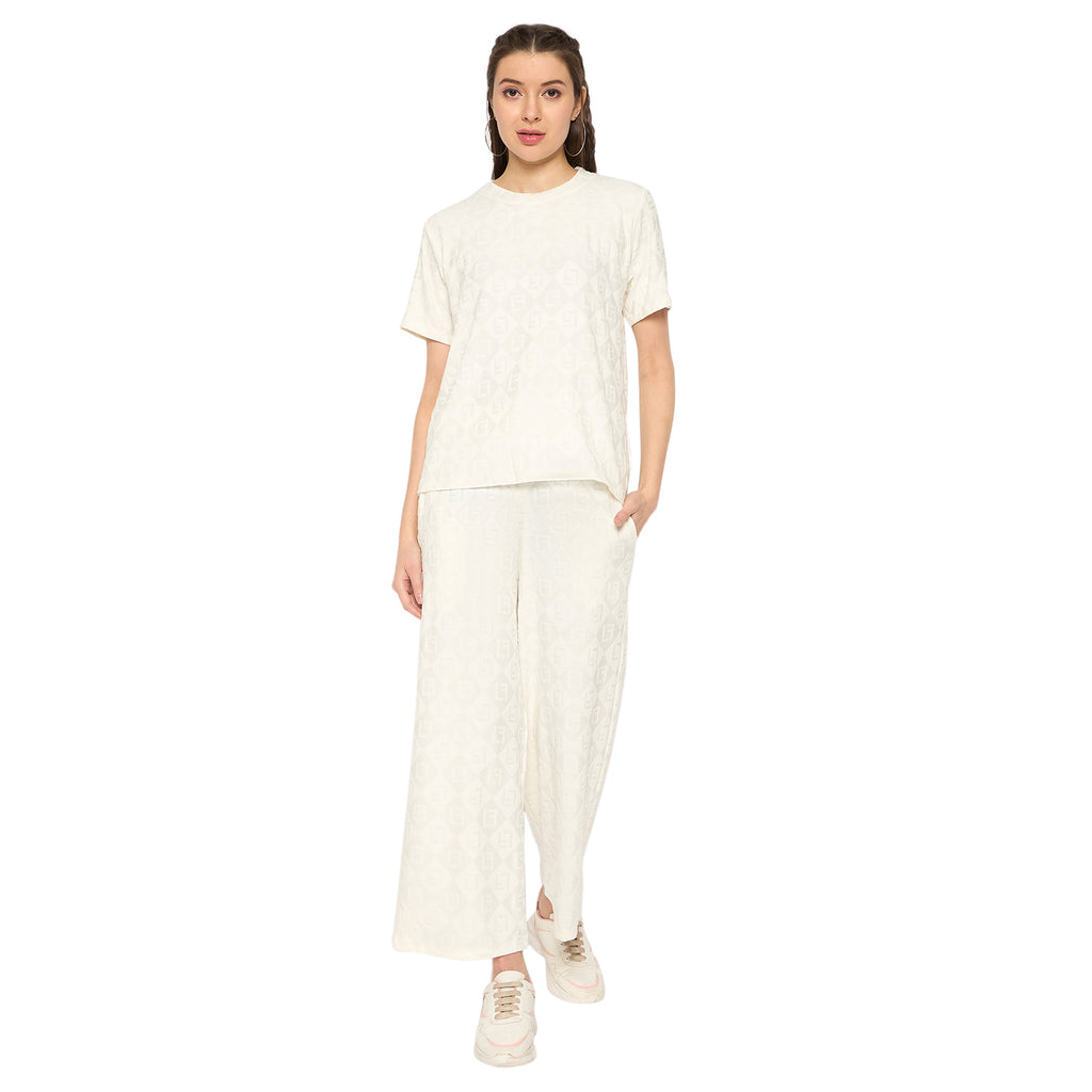 White Night Suit Set for Women